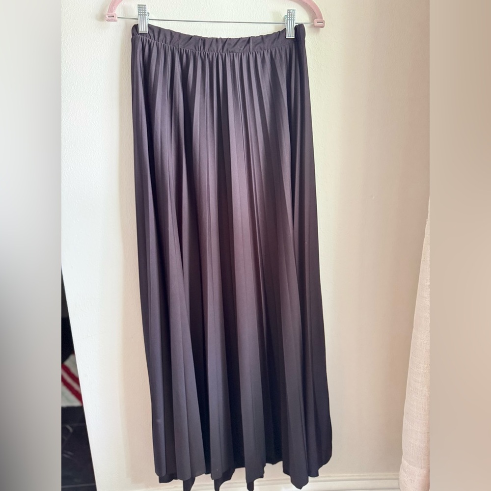 MNG Mango Flowy Maxi Skirt | Minimalist Chic Elastic Waist size M